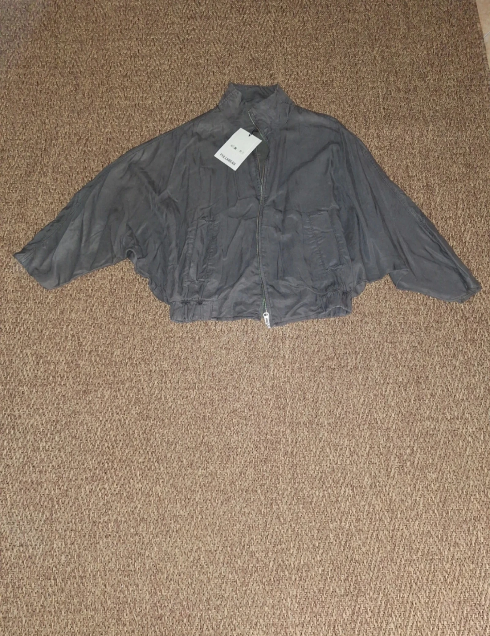 Casaco cinza escuro da Pull&Bear